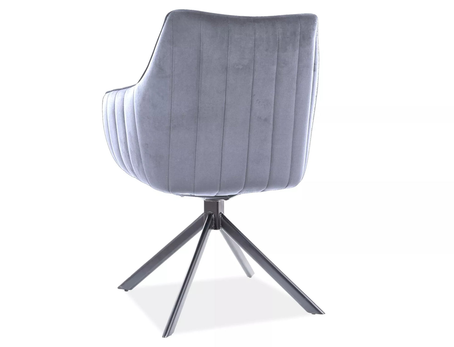 AZALIA SAMTA KRĒSLS MELNS RĀMIS/PELĒKS BLUVEL 14