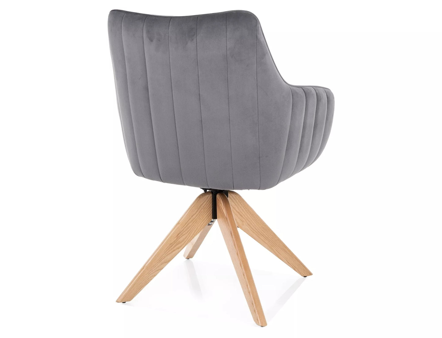 Krēsls Azali 61/86/44 cm pelēks/ozols - N1 Home