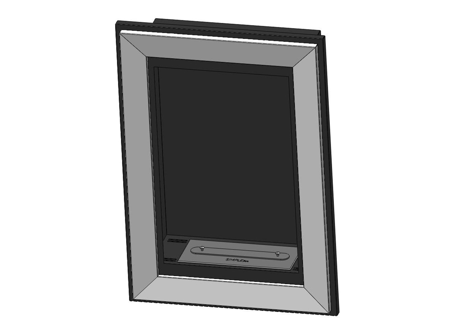 Biokamīns Frams 550 55/79/20 cm inox - N1 Home