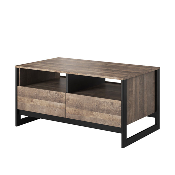 Kafijas galdiņš Ardi 108,6/53/61,4 cm ozols, smilšu krāsas, grunge/matera - N1 Home