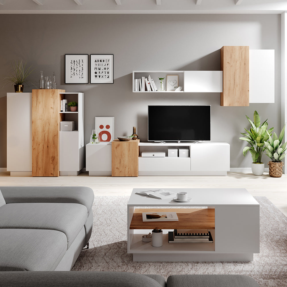 Kumode 3Dot 160/93,5/45 cm balts/ozols - N1 Home