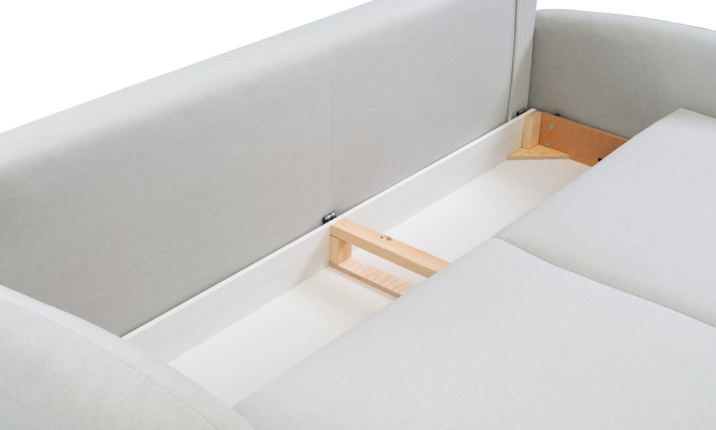 Dīvāns Sofi 232/95/109 cm gaiši pelēks - N1 Home