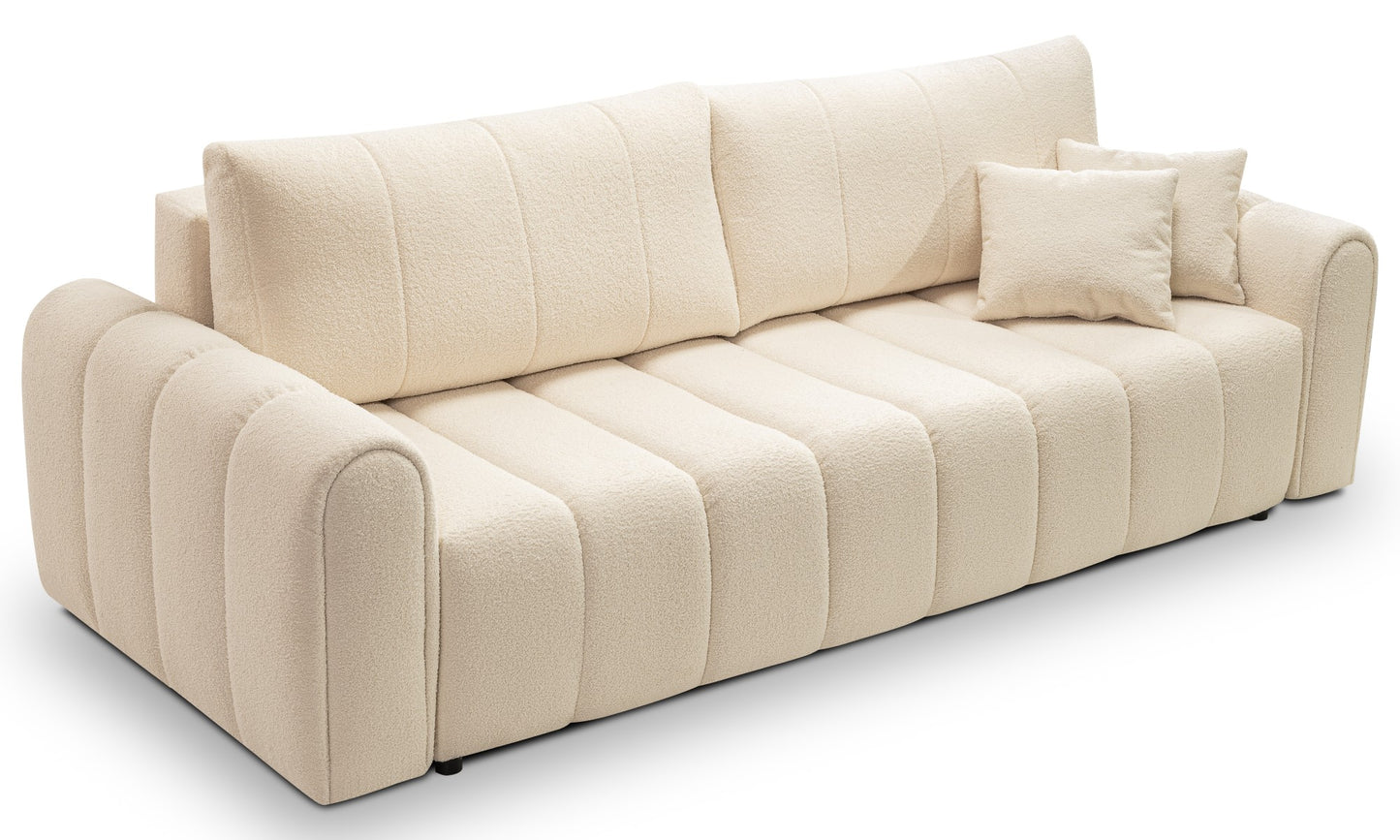 Dīvāns Safo 248/87/100 cm krēms - N1 Home