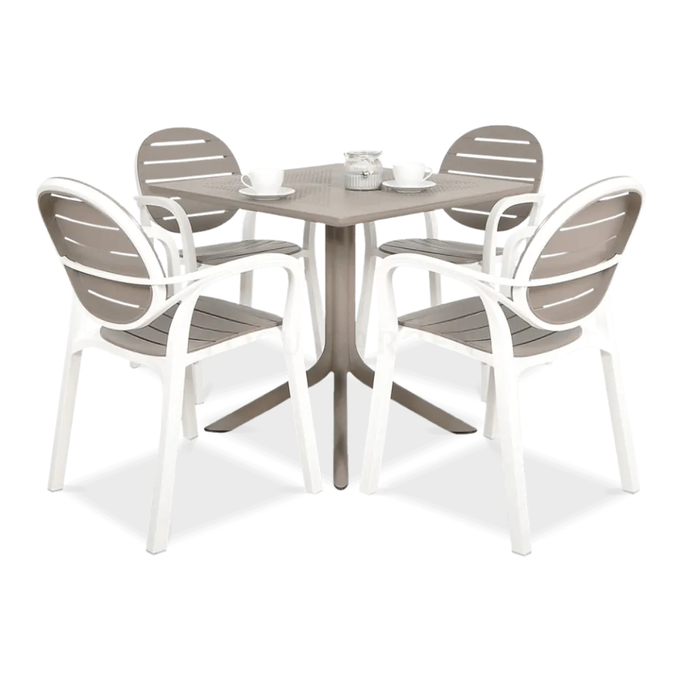 Dārza komplekts Narvi Palmi blanko/tortora - N1 Home