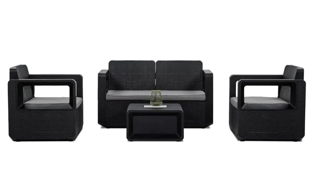 Atpūtas mēbeļu komplekts Veni antracīts - N1 Home