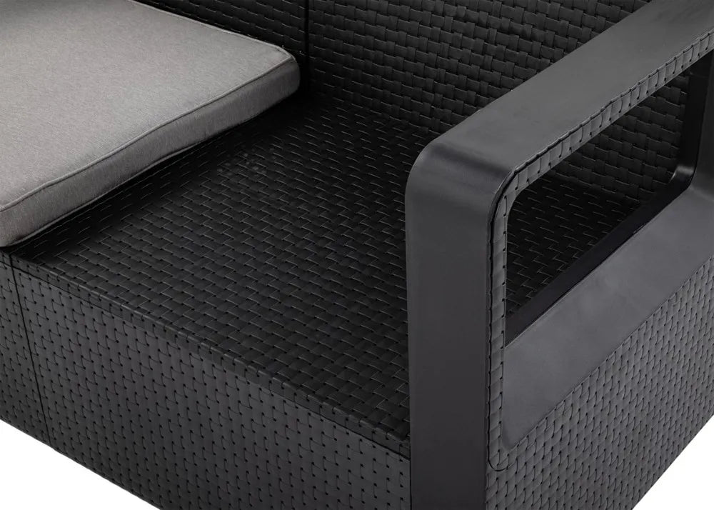 Atpūtas mēbeļu komplekts Veni antracīts - N1 Home