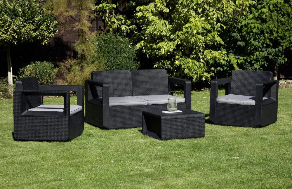 Atpūtas mēbeļu komplekts Veni antracīts - N1 Home