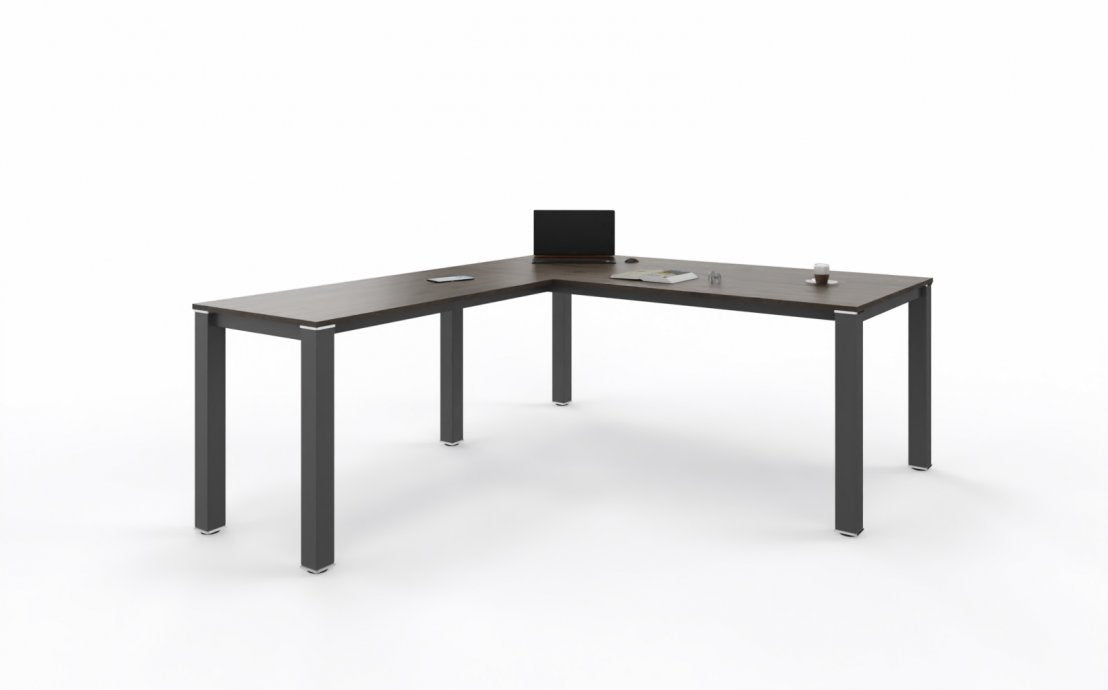 Galds Gras 160,180,200/80/75 cm Valriekstu brūna STD17/melns - N1 Home