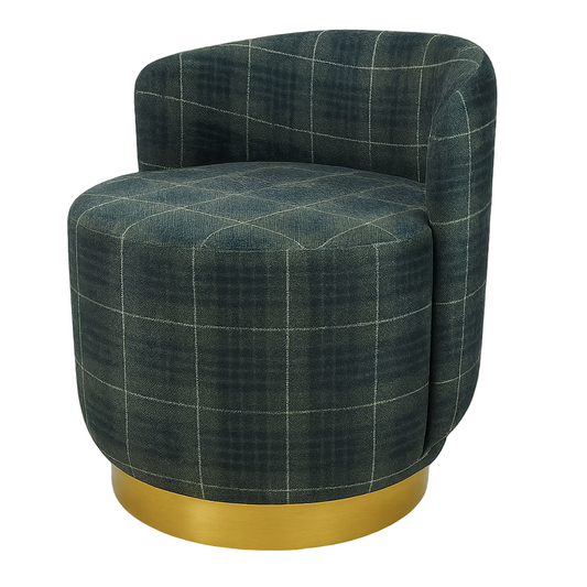 Krēsls Hiltas 69/61/59 cm pelēks/zils