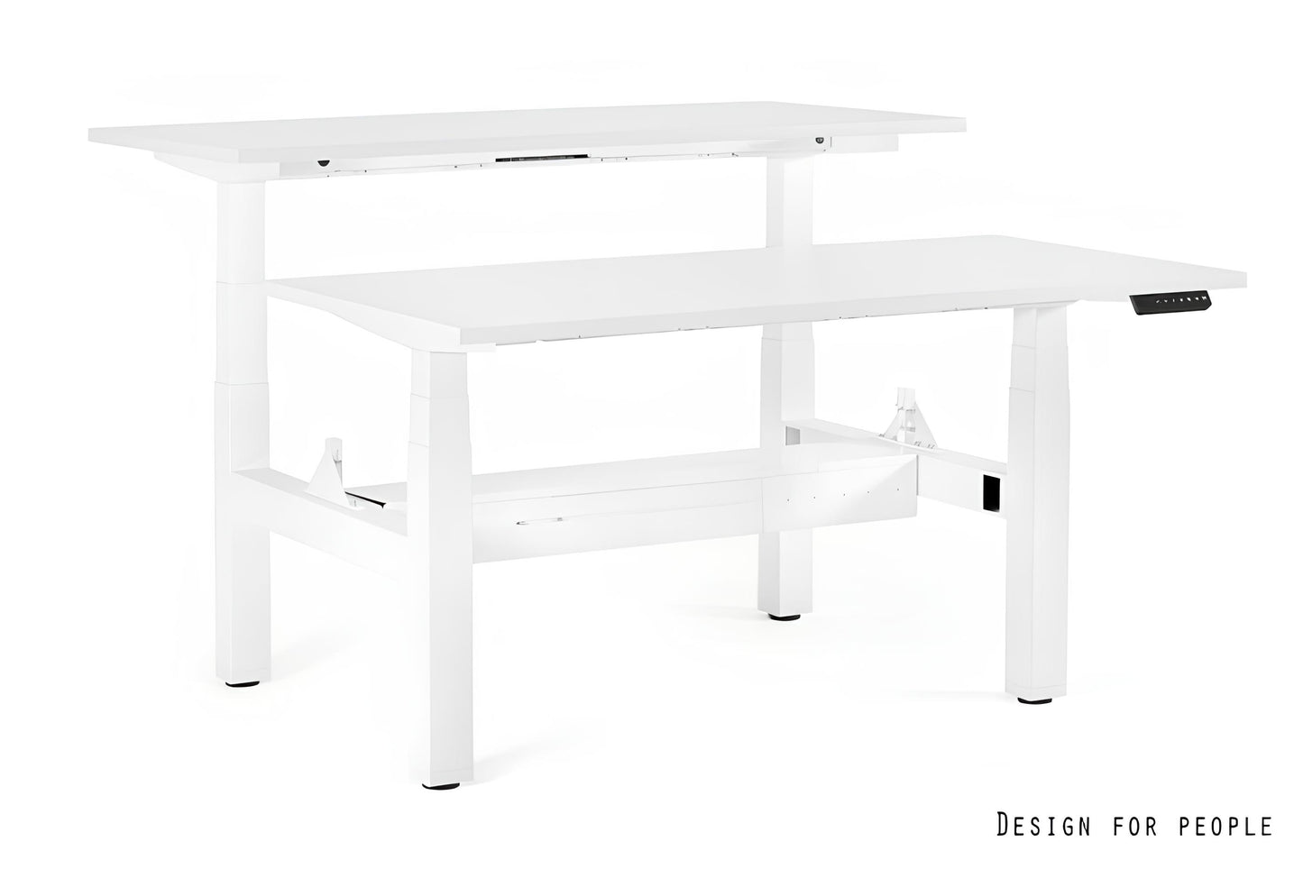 Galds Fino double 140/149,5 cm balts/balts - N1 Home