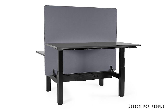 Galds Fino double 140/149,5 cm melns/valrieksts - N1 Home