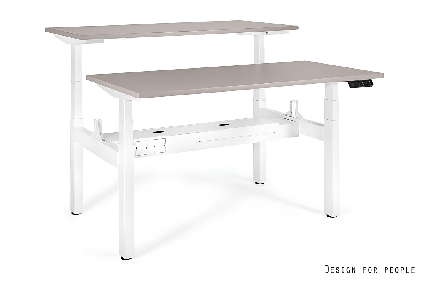 Galds Aktiva II 140; 160/70 cm balts/bēšs - N1 Home