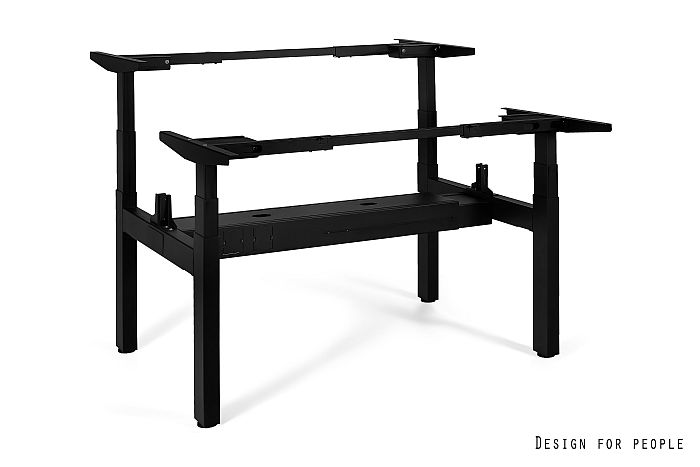 Galds Aktiva II 140; 160/70 cm melns/antracīts - N1 Home