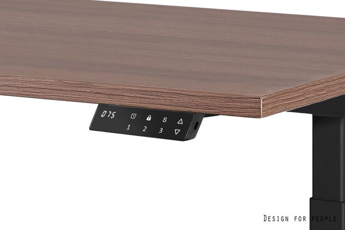 Galds Aktiva II 140; 160/70 cm melns/antracīts - N1 Home