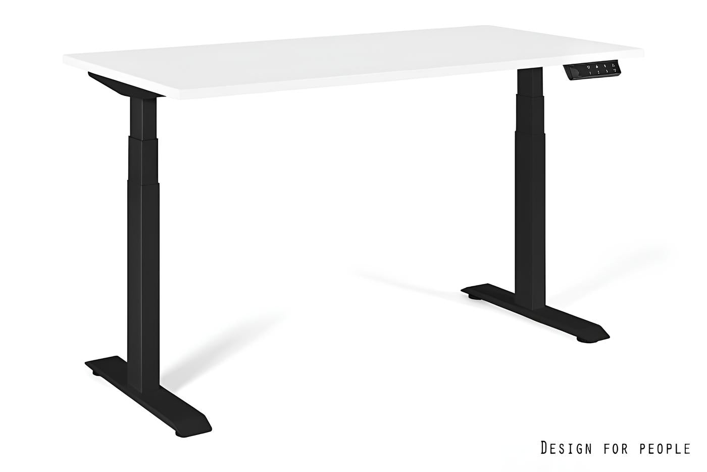 Galds Aktiva I 140;160/70 cm melns/balts - N1 Home