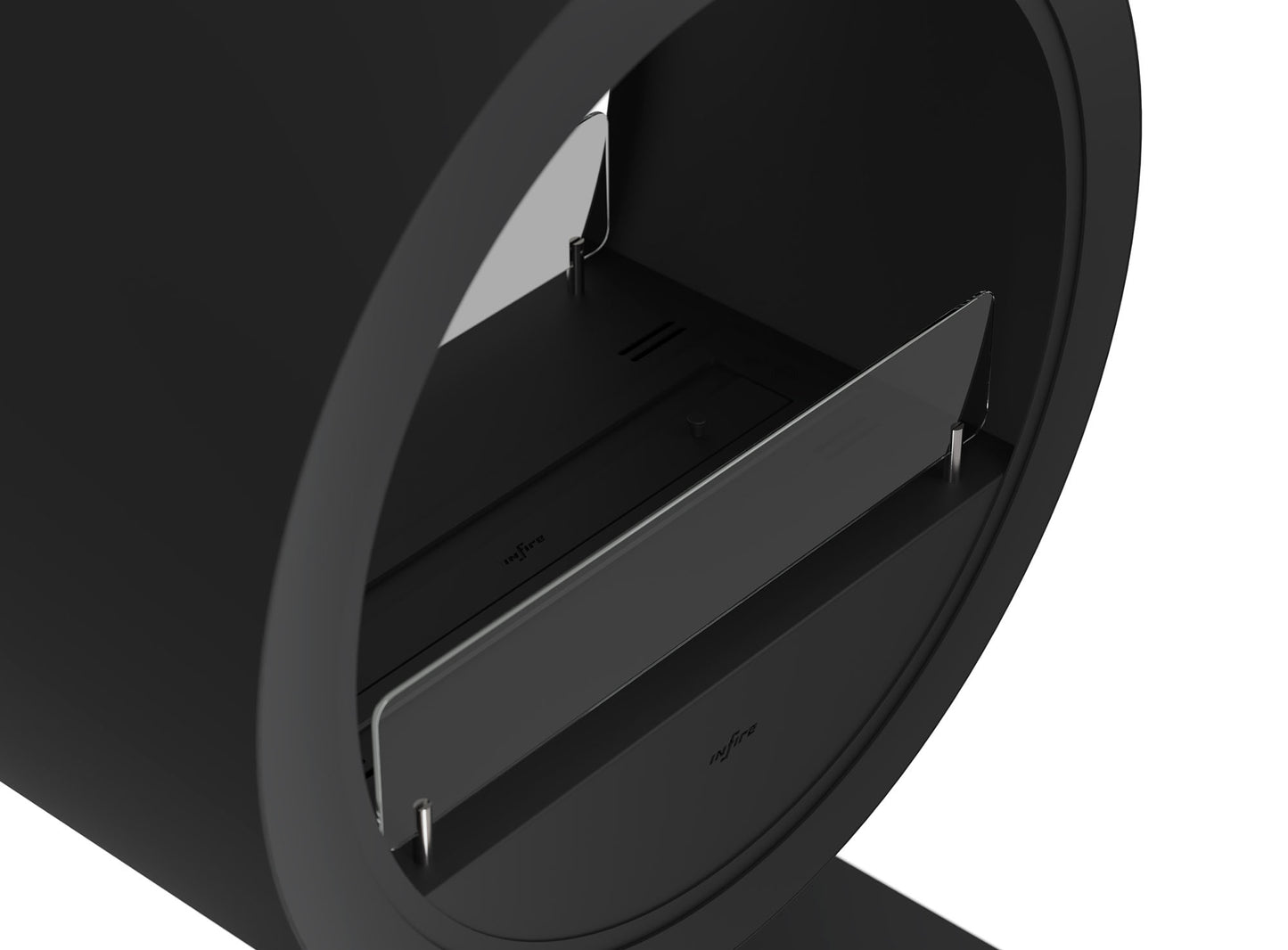 Biokamīns Incyrc stand 2side 218/70/35 cm melns - N1 Home