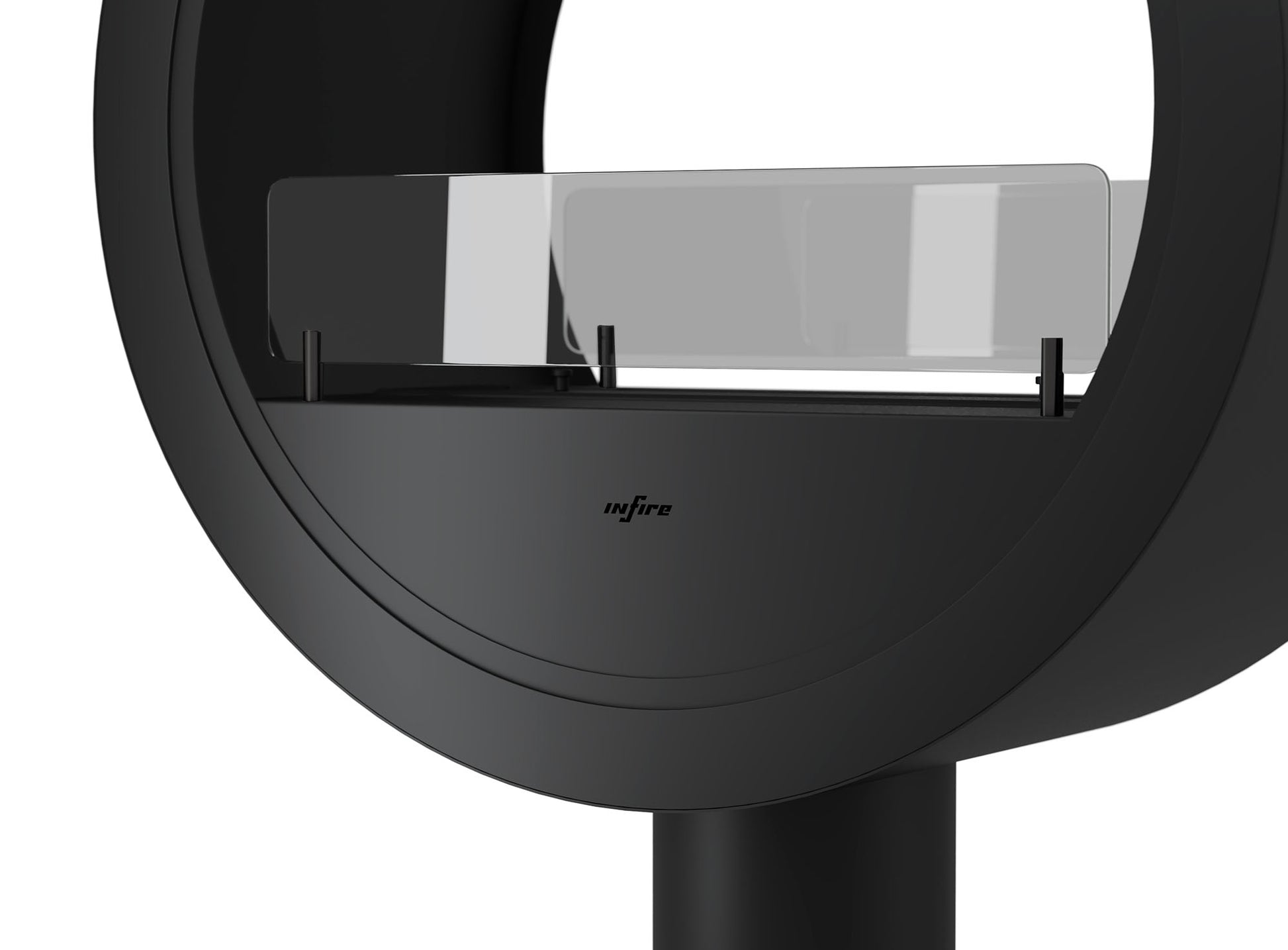 Biokamīns Incyrc stand 2side 218/70/35 cm melns - N1 Home