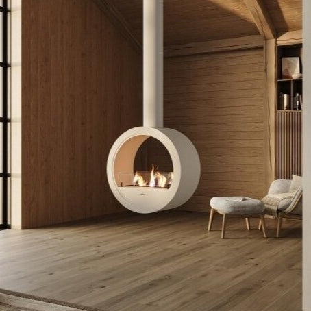 Biokamīns Incyrc 2side 218/70/35 cm balts - N1 Home