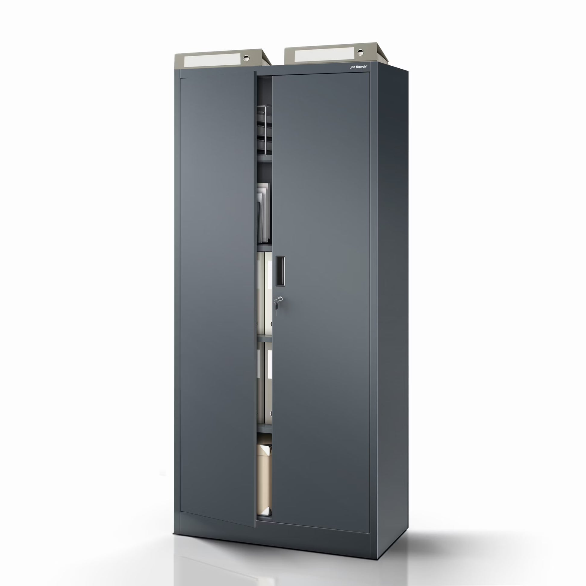 Skapis Yan kompakts 175/80/40 cm antracīts - N1 Home