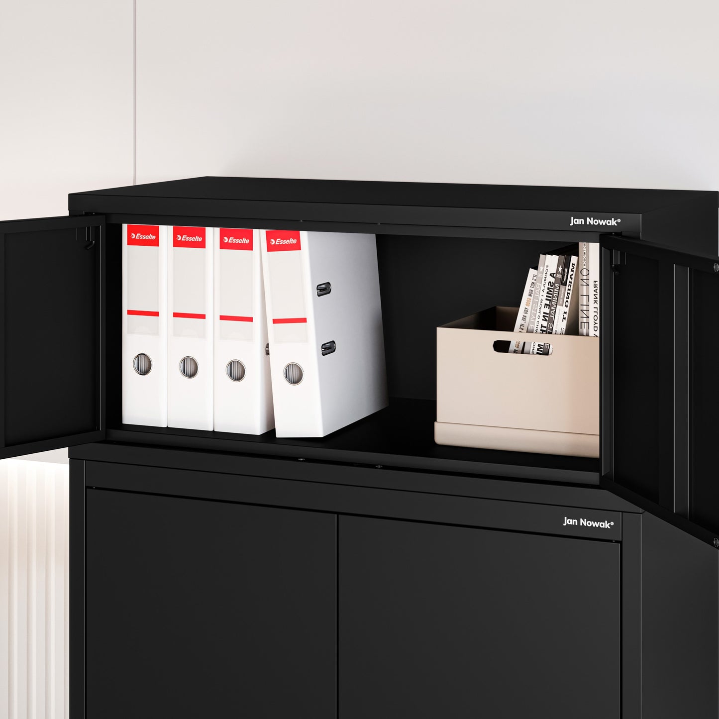 Skapis Ews Kompakts 80/38/40 cm melns - N1 Home