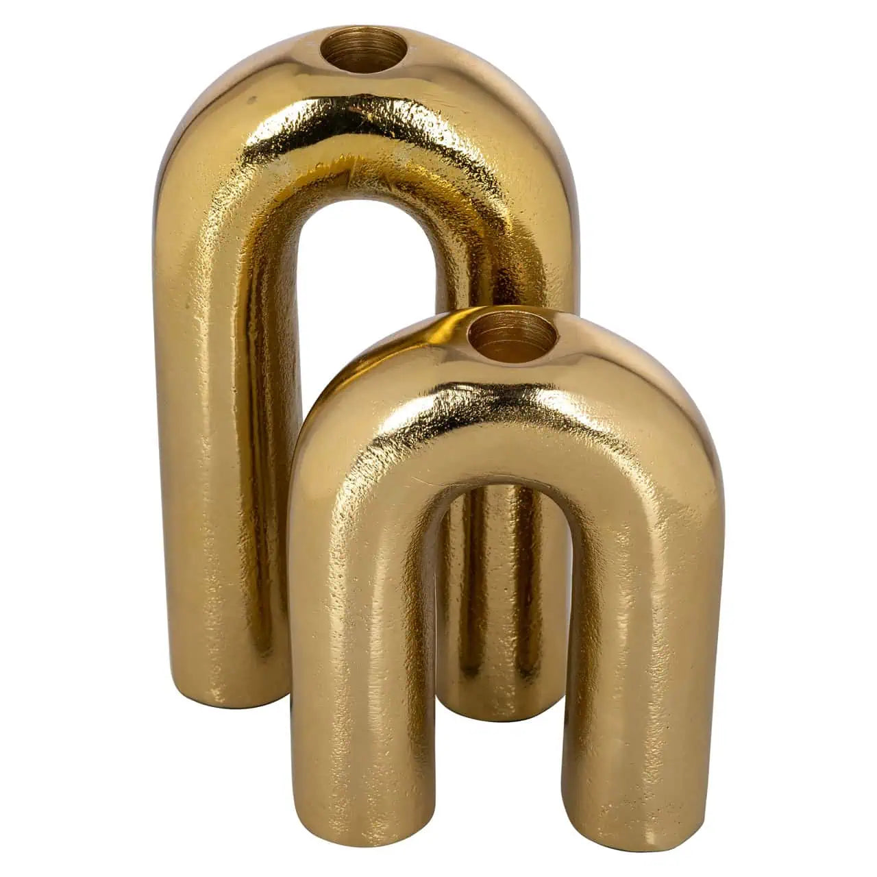 Svečturis Rowin gold large Richmond Interiors 20/12/7 cm zelts - N1 Home