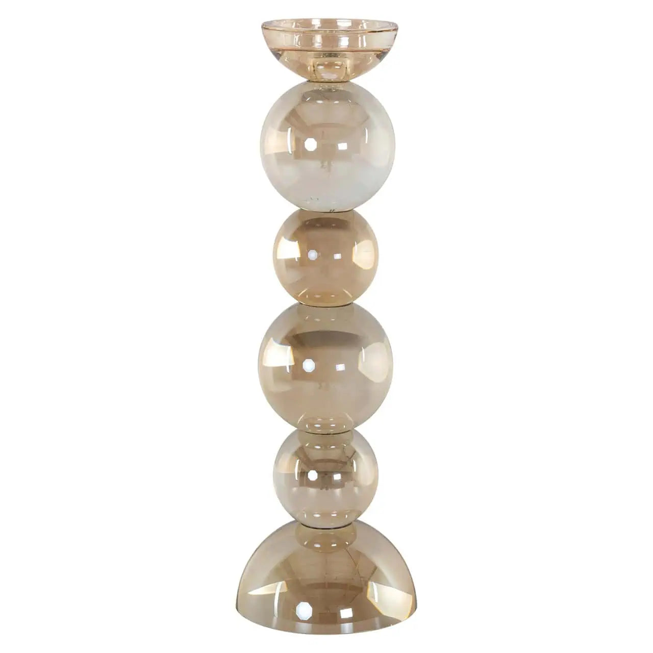 Svečturis Emie brown large Richmond Interiors 38/12/12 cm brūns - N1 Home