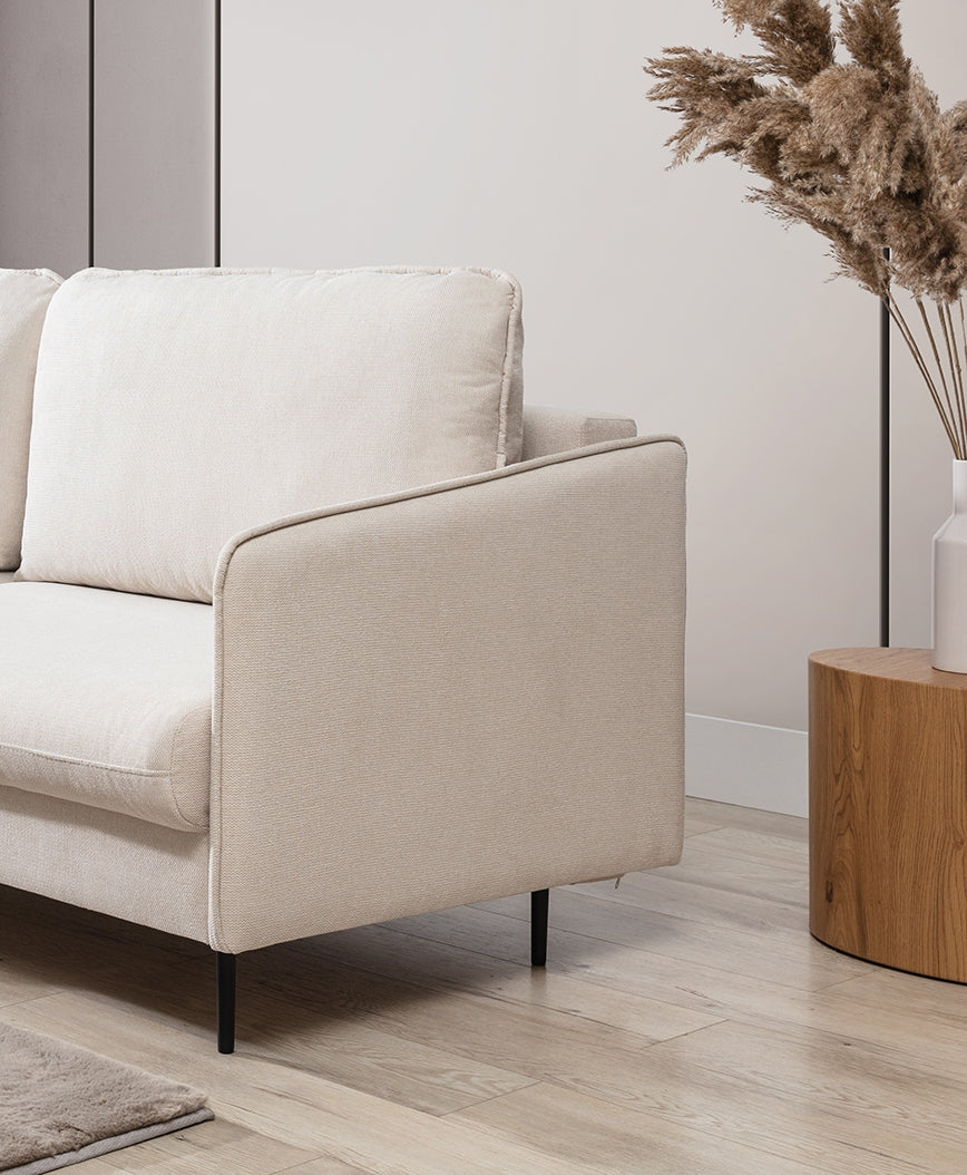 Dīvāns Tai 207/95/98 cm Loft 1/melnas kājas - N1 Home