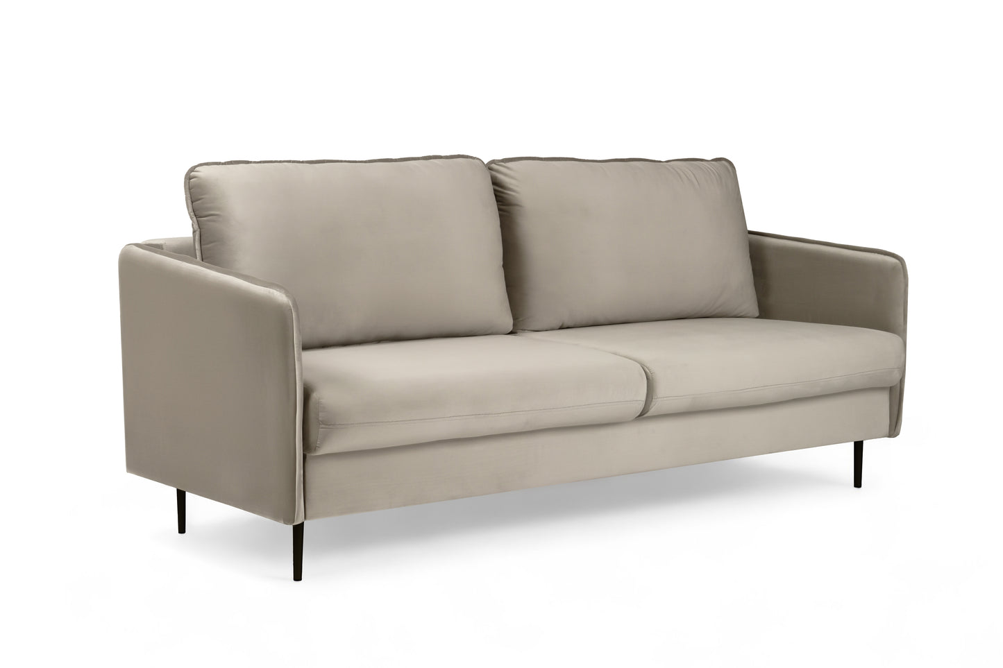 Dīvāns Tai 207/95/98 cm Velluto 3/melnas kājas - N1 Home