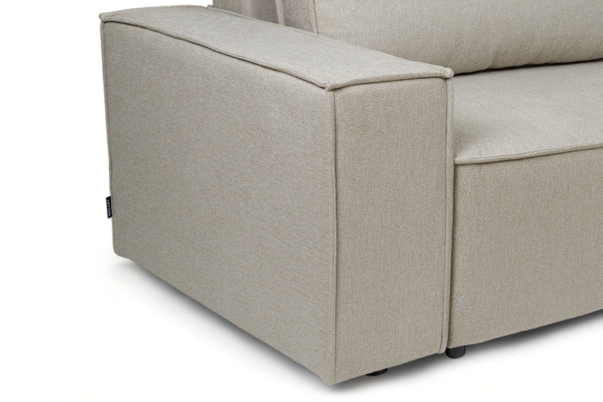 Dīvāns LION 245/77-90/95 cm gaiši pelēks - N1 Home