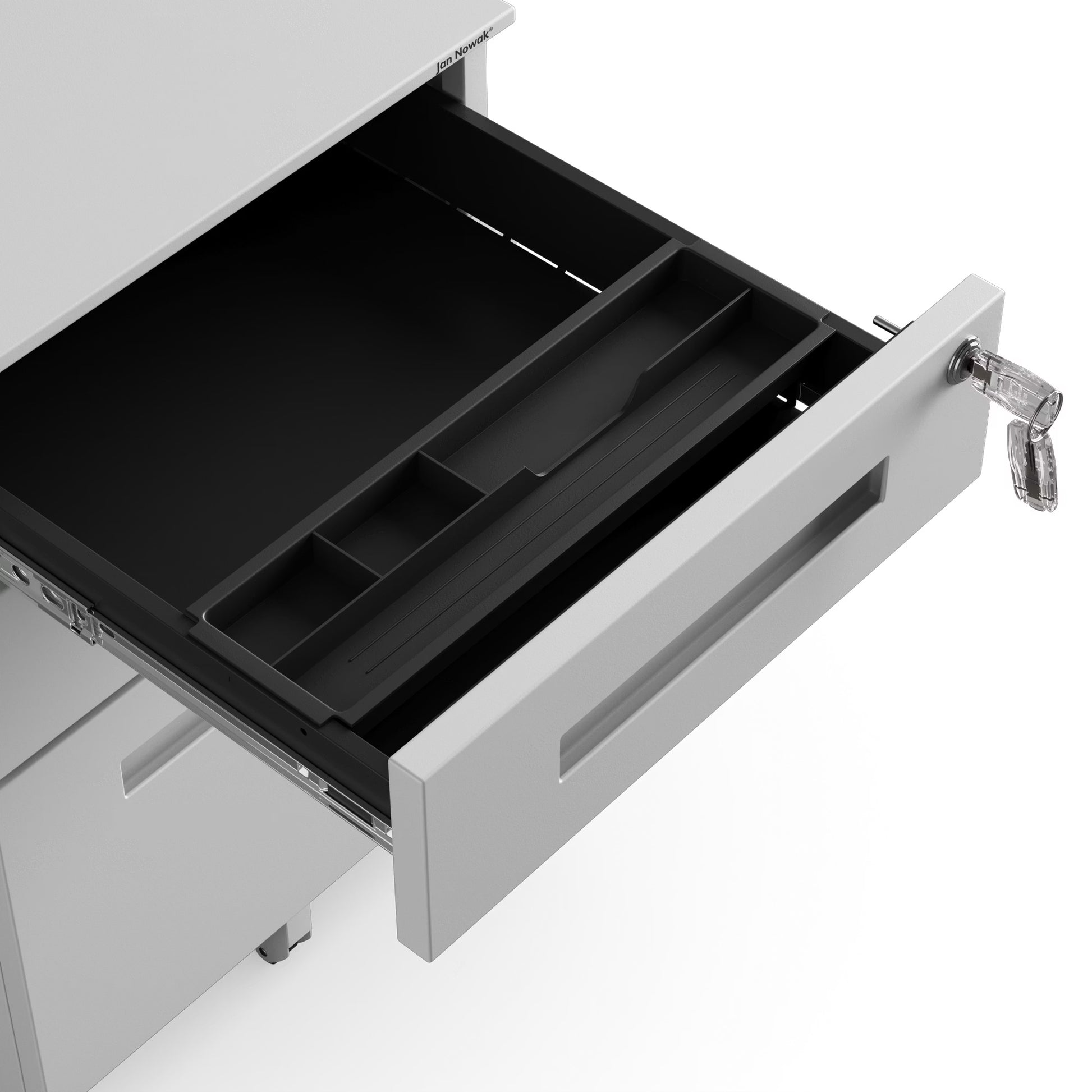 Konteiners zem rakstāmgalda Kates 39/60/50 cm pelēks - N1 Home