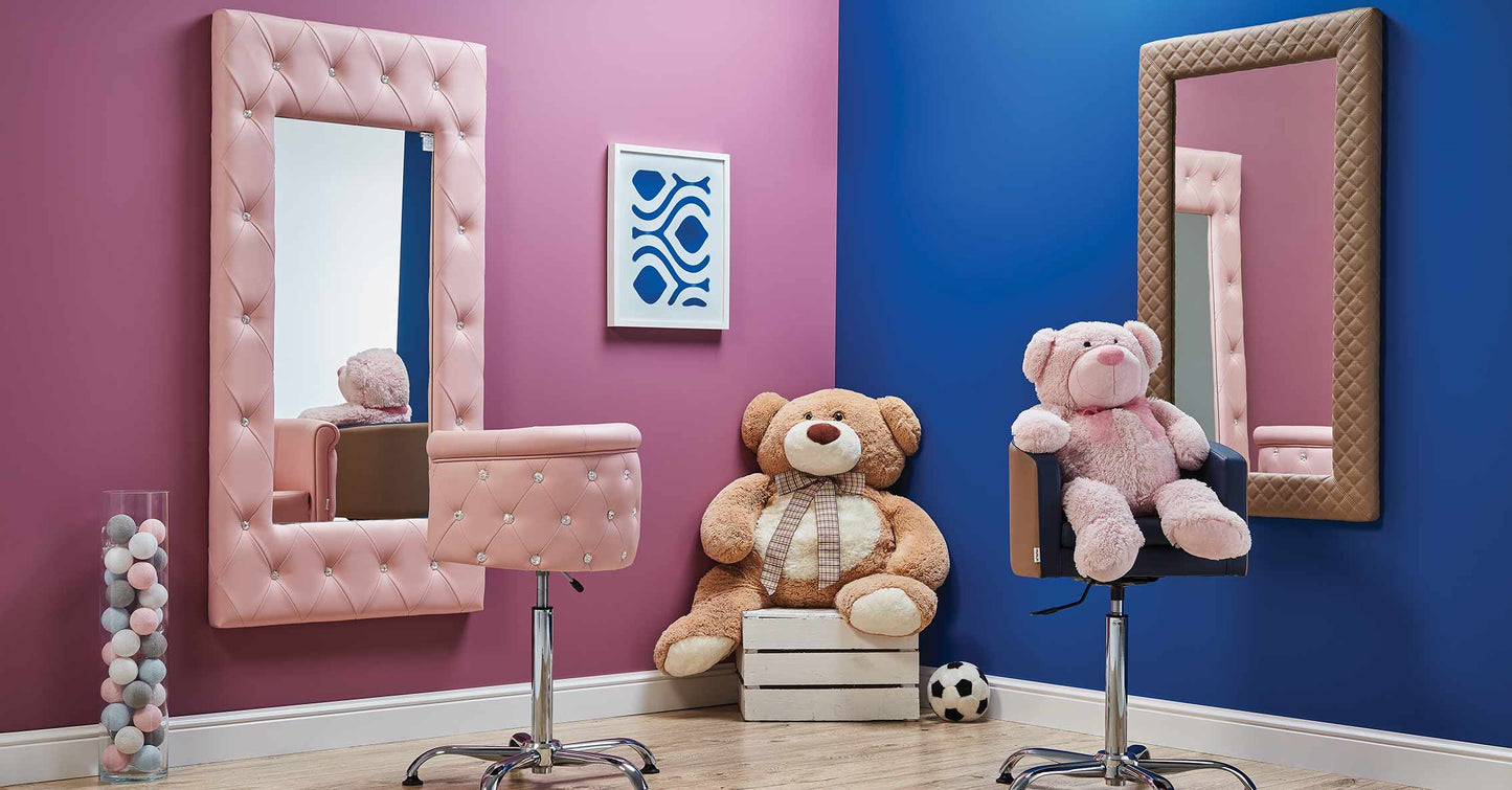 Frizētavas krēsls Lippi Kid 50/40/35 cm zaļš - N1 Home