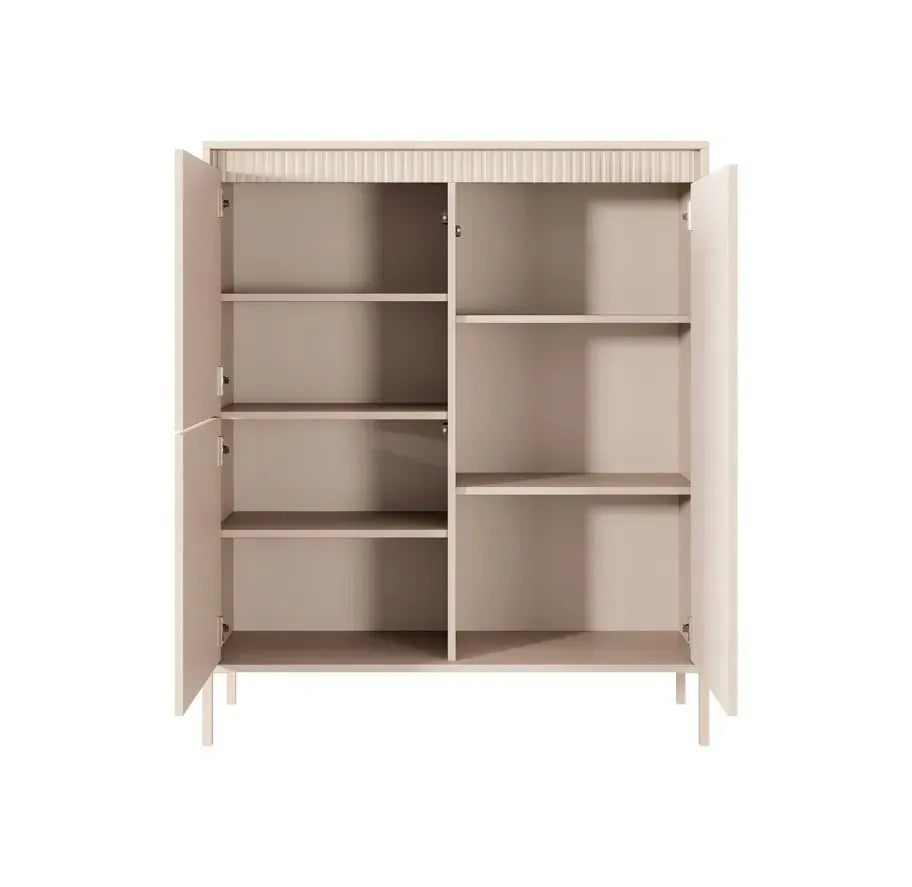 Kumode Sensi 103/123/39 cm bēšs - N1 Home