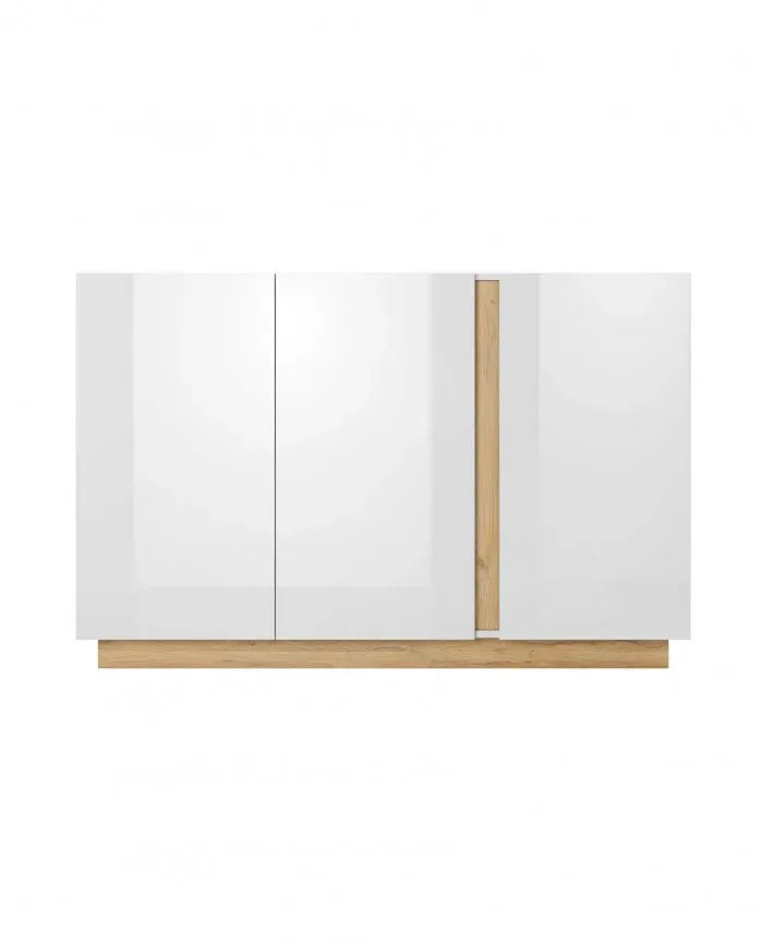 Kumode Arci 138,2/90,5/40 cm balts/ozols - N1 Home