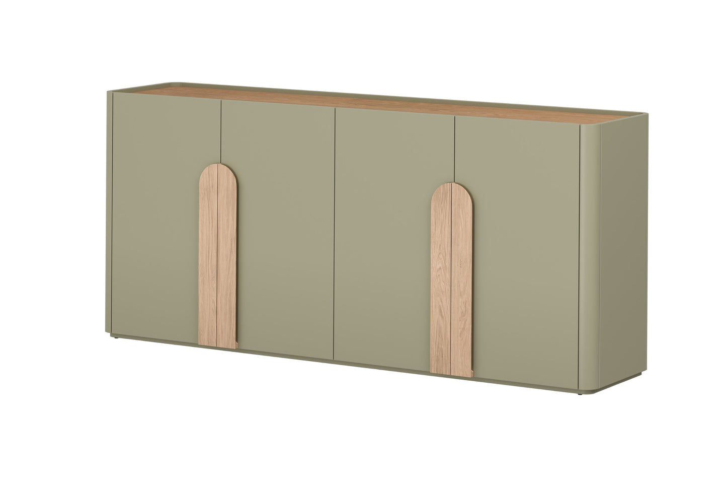 Kumode Amil 200/89/48 cm Eikalipts / Baltijas kāpu ozols / Dabīgais ozols - N1 Home