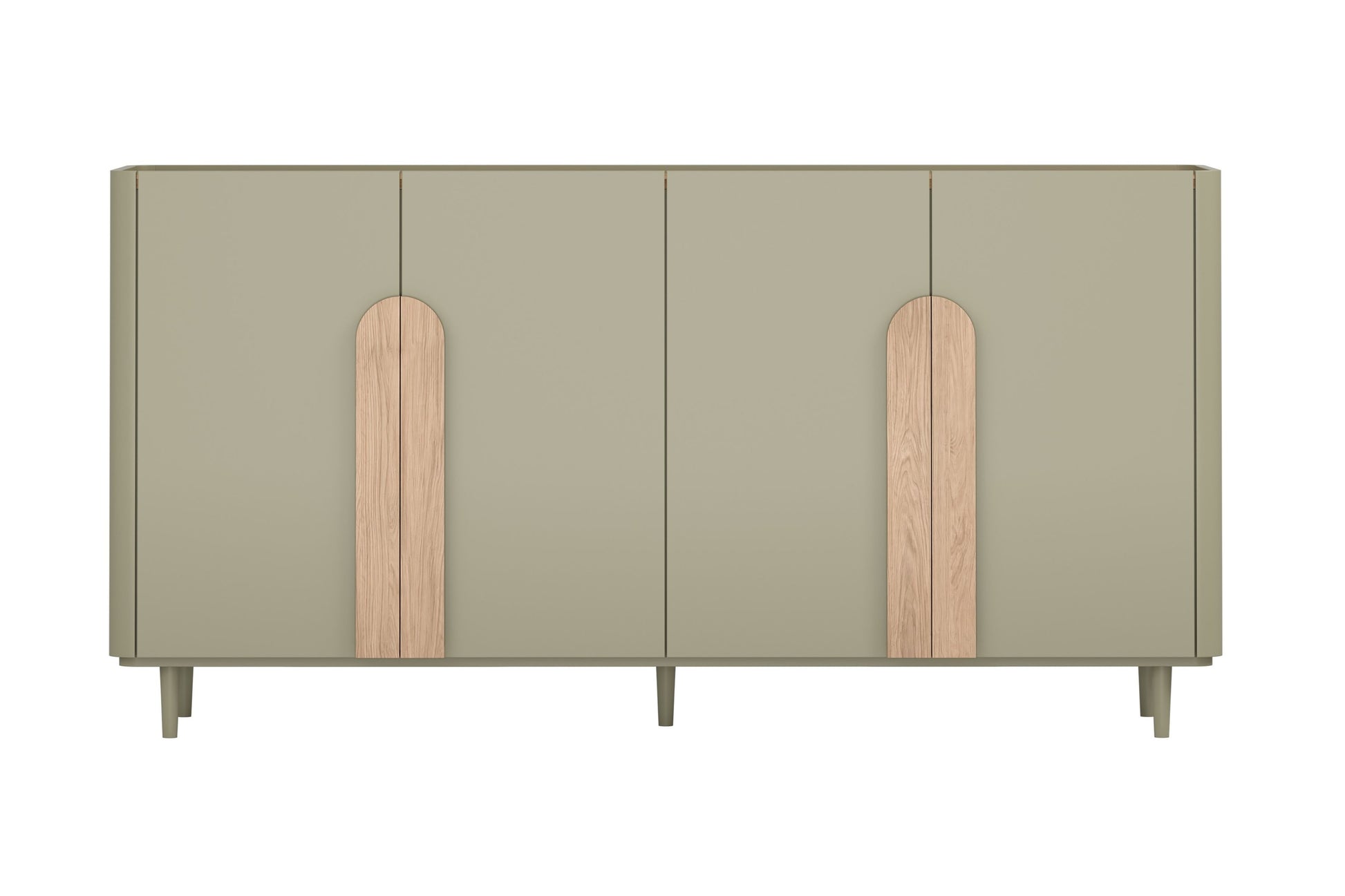 Kumode Amil 200/102/48 cm Eikalipts / Baltijas kāpu ozols / Dabīgais ozols - N1 Home