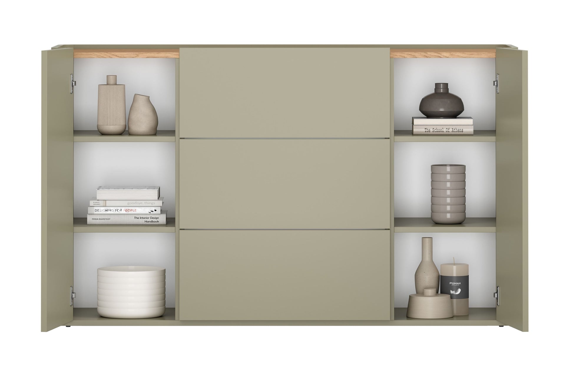 Kumode Elva 150/89.5/48 cm Eikalipts / Baltijas kāpu ozols - N1 Home