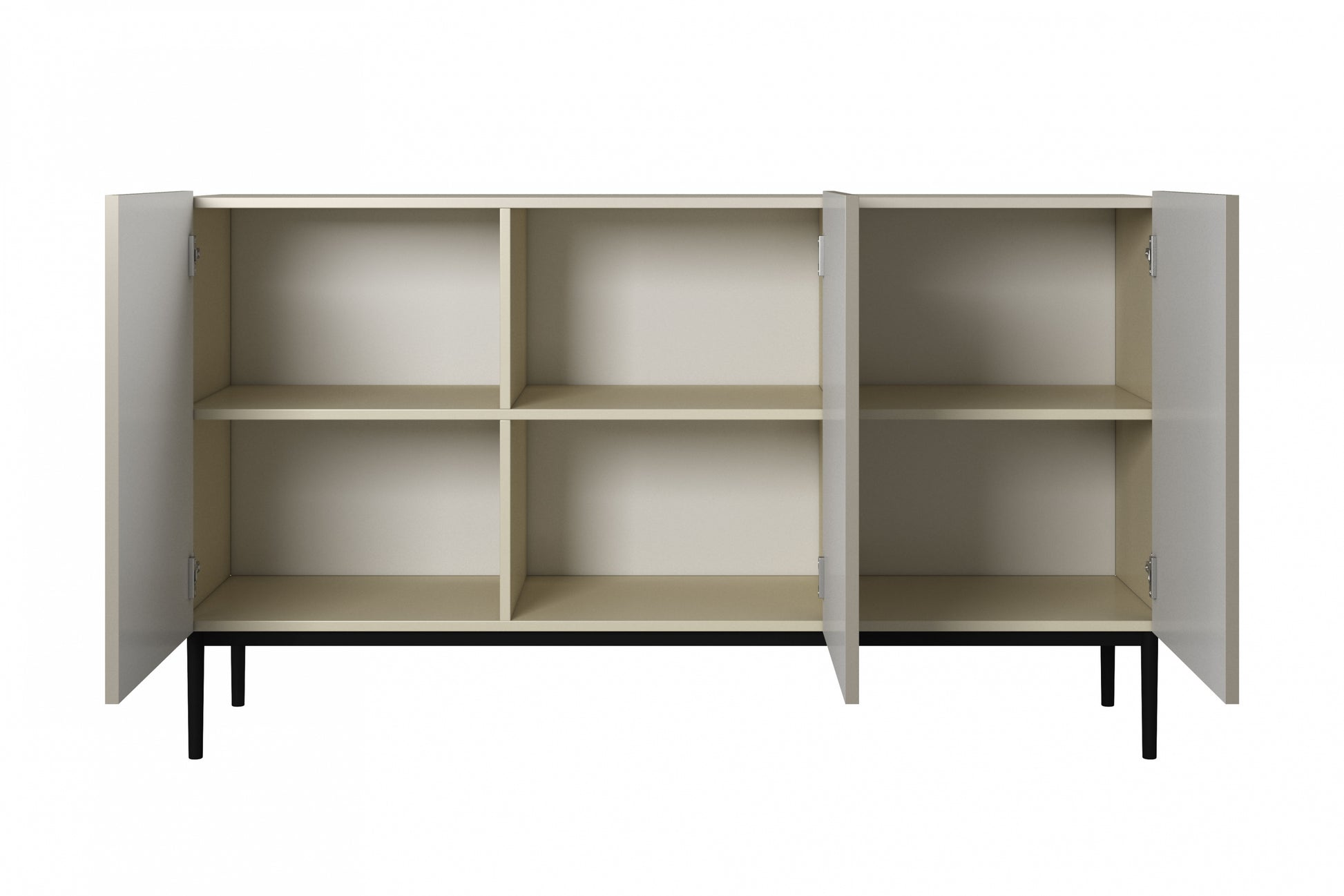 Kumode AUSTIN 150/85/45 cm kašmirs/melns kājas - N1 Home