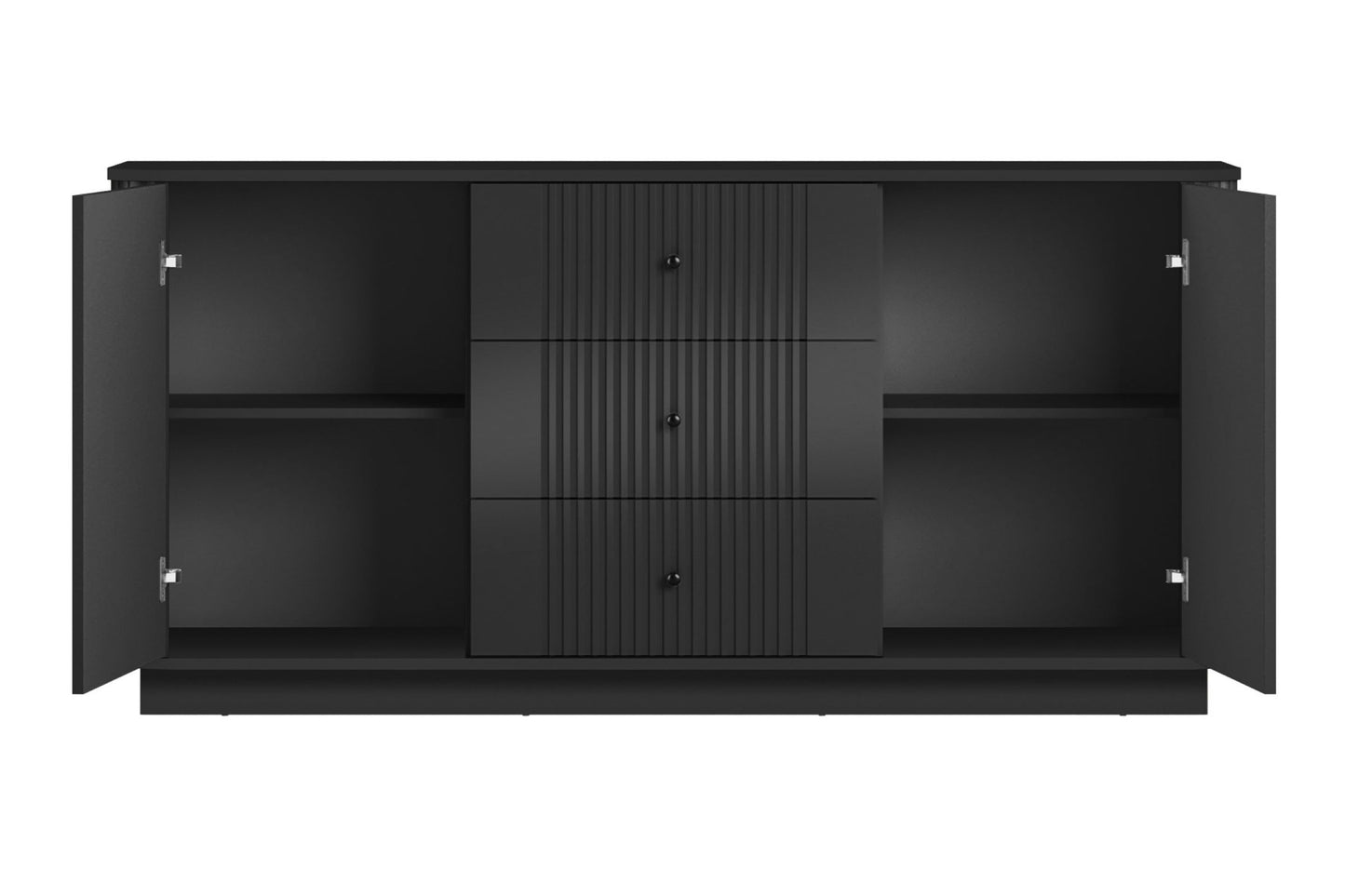 Kumode Vespa 160/77/38/ cm melns/melns - N1 Home