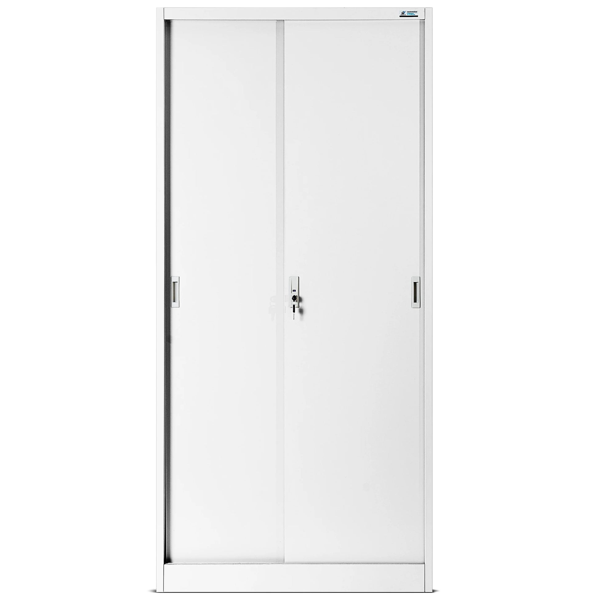 Slēdzams metāla skapis Kub 185/90/40 cm balts - N1 Home