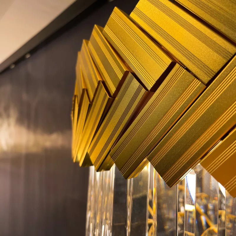 Piekaramā lampa Lija 60/50/50 cm zelts