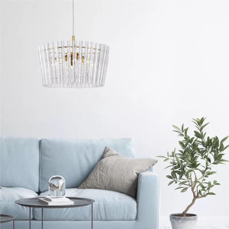 Piekaramā lampa Bahram 52/52/102 cm zelts