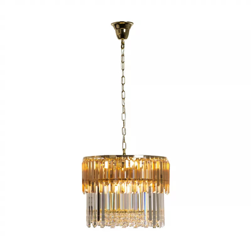 Piekaramā lampa Camars 95/40/40 cm zelts