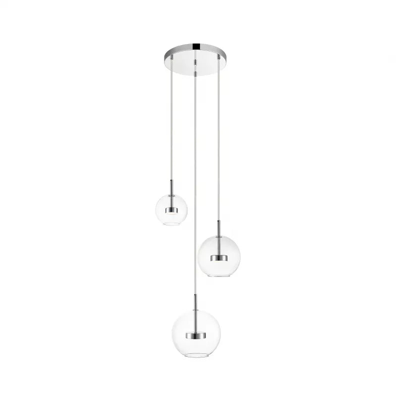 Piekaramā lampa Enso 84/47/47 cm hroms