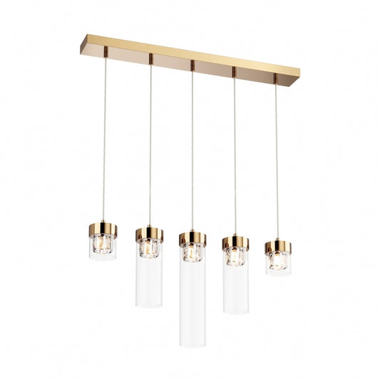 Piekaramā lampa Gemma 56/91/11 cm zelts