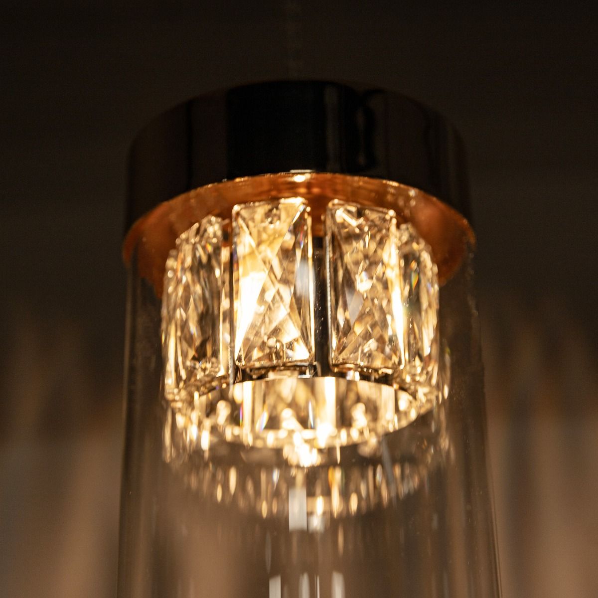 Piekaramā lampa Gemma 56/91/11 cm zelts