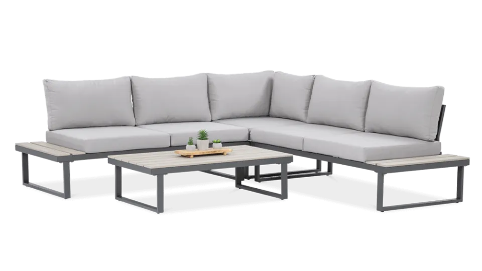 Dārza komplekts Emers gaiši pelēks - N1 Home