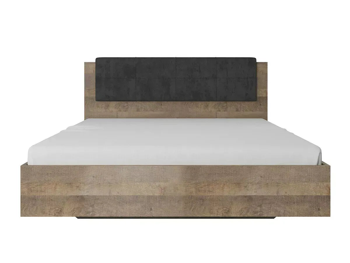 Gulta Ardi 160/200 cm ozols, smilšu krāsas, grunge/matera - N1 Home