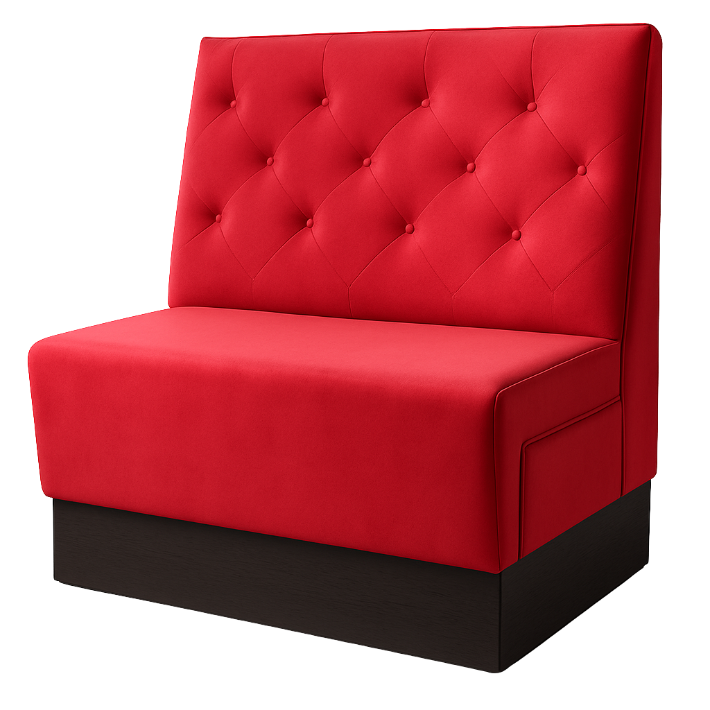 Sofa Luna Lounge 85/75/42 cm sarkans