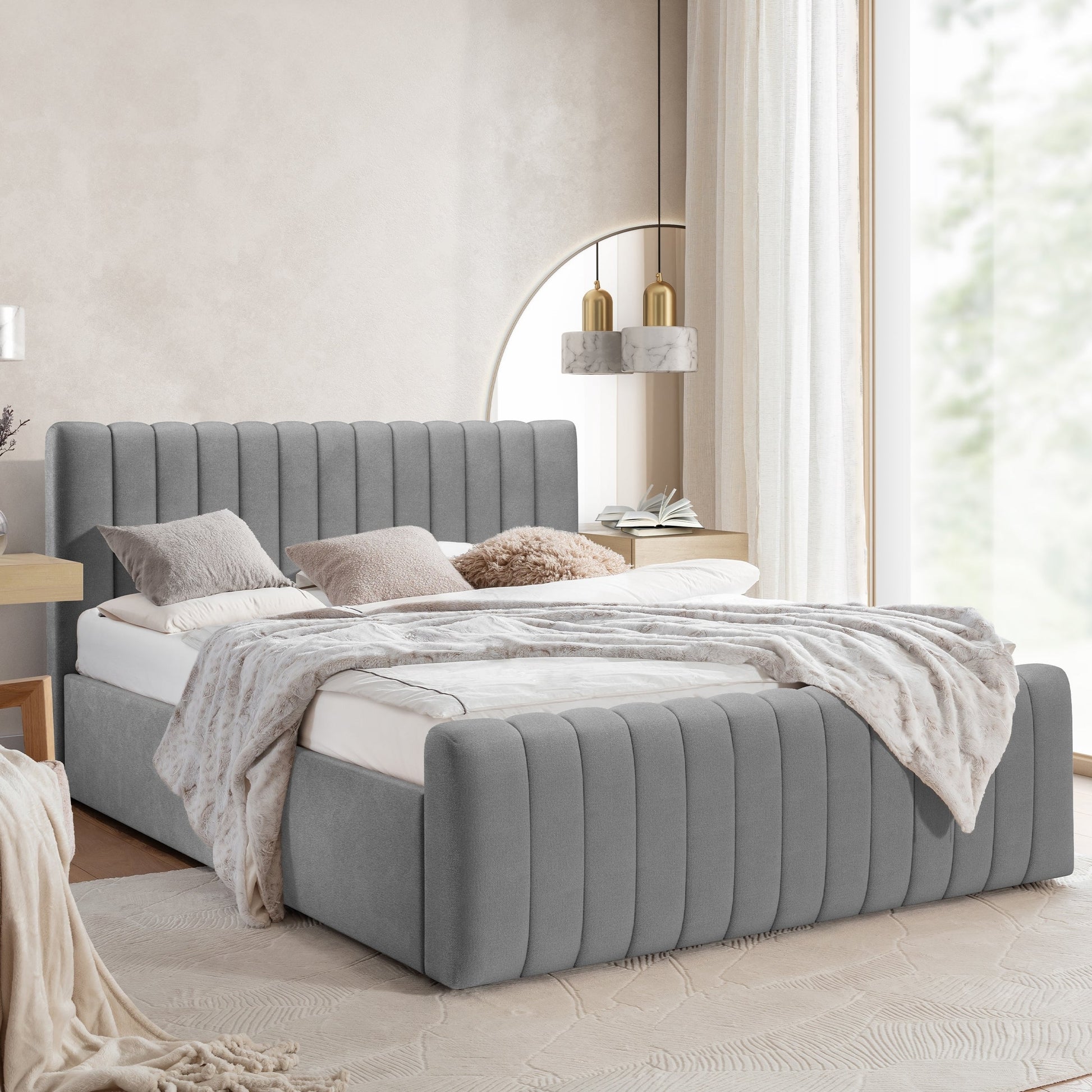 Gulta Austin ar konteineru 120; 140; 160; 180/200 cm Salvador (SIC) 14 - N1 Home