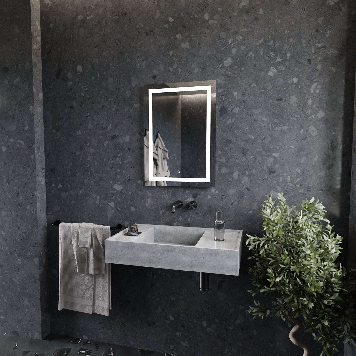 Spogulis Fokas Plus 50/70 cm